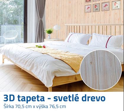 Obrázok z 3D tapeta - svetlé drevo