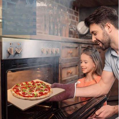 Obrázok Kameň na pizzu s drevenou špachtľou