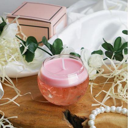 Obrázok z Gélová sviečka - ružová