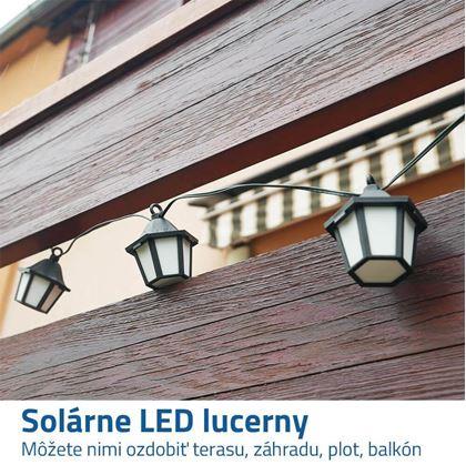 Solárna LED reťaz - lucerny