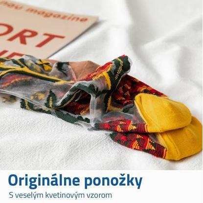 květinové ponožky