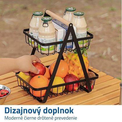Dvoupatrový košík na ovoce