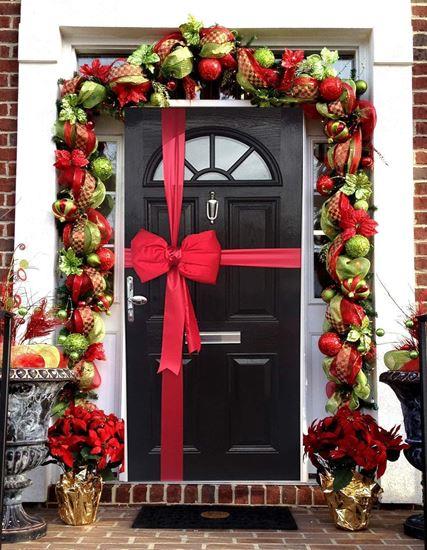 Obrázok z Vianočná mašľa na dvere