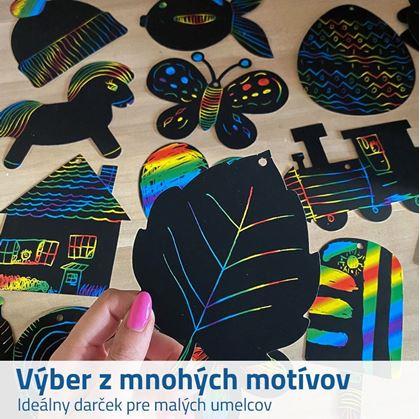 Velká vyškrabávací sada pro děti