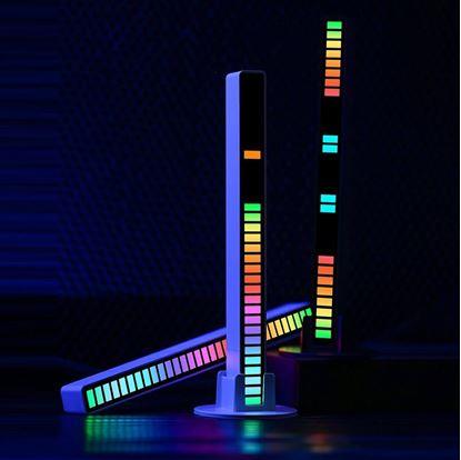Obrázok LED svetelný panel reagujúci na zvuk