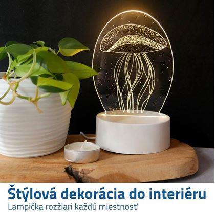 Dekorativní 3D lampa