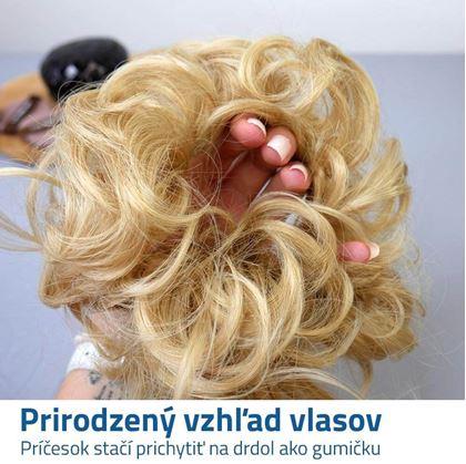 Obrázok z Príčesok do vlasov drdol - plavá blond