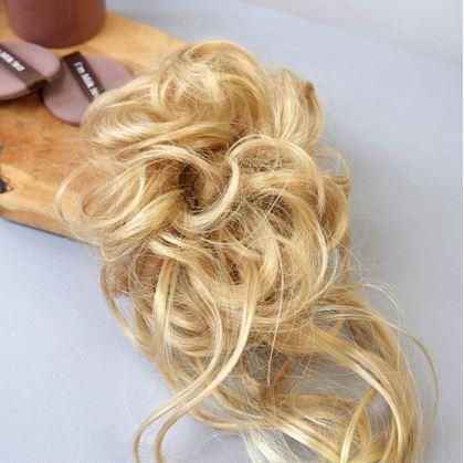 Obrázok z Príčesok do vlasov drdol - plavá blond