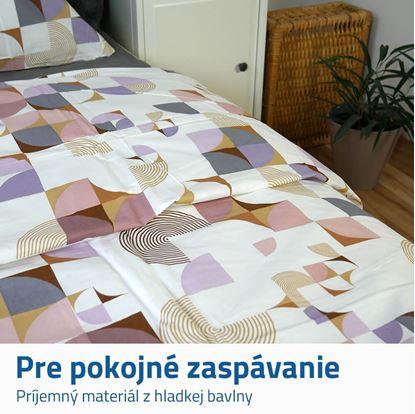 Obrázok Bavlnené obliečky - pastelové tvary