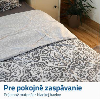 Obrázok Bavlnené obliečky - čierne ornamenty