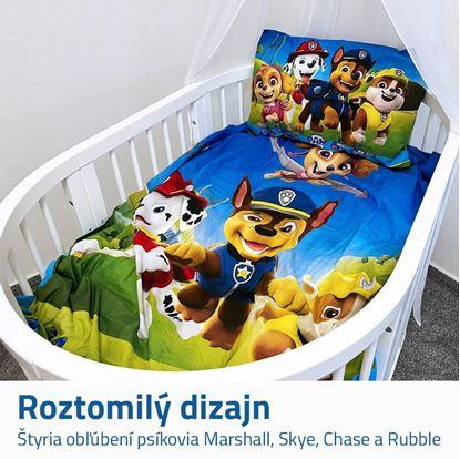 Obrázok Detské obliečky do postieľky - Tlapková patrola