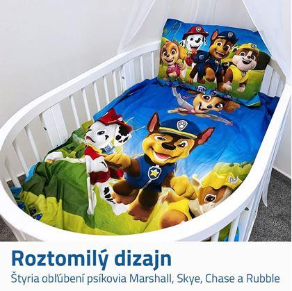 Obrázok z Detské obliečky do postieľky - Tlapková patrola