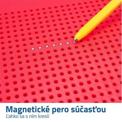 Magnetická kreslící tabulka velká - červená