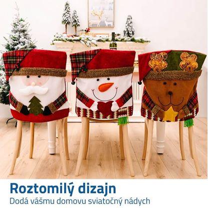 Vánoční potah na židli - Santa Claus