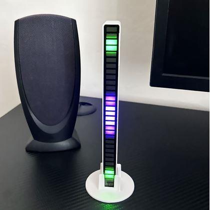 Obrázok z LED svetelný panel reagujúci na zvuk - biely