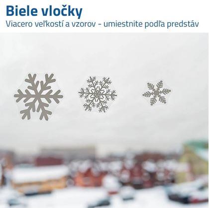 Samolepky na okno - sněhové vločky