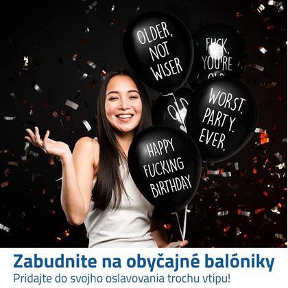 Drzé narozeninové balónky 10 ks