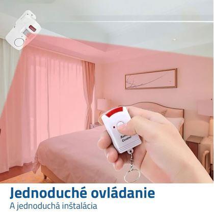 Bezdrátový alarm s pohybovým čidlem