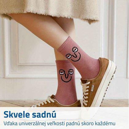 Vtipné ponožky emócie - veselé