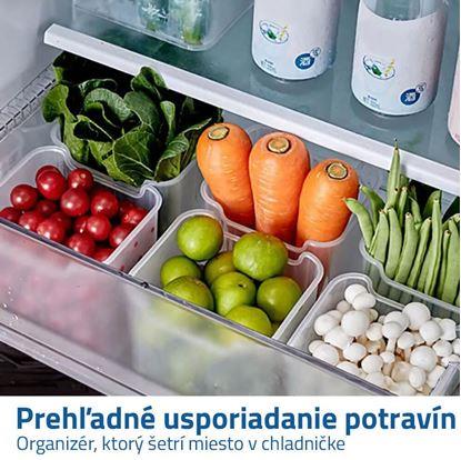 Obrázok Priehľadný organizér do chladničky
