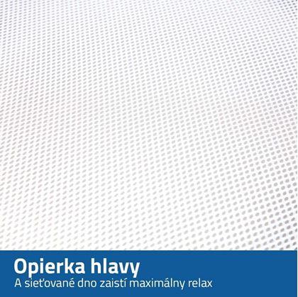 Nafukovací lehátko - červené