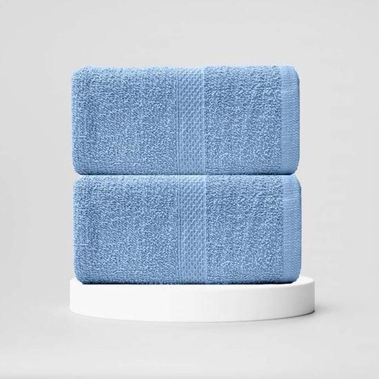 Obrázok z Bavlnený uterák 50x90 cm - svetlo modrý