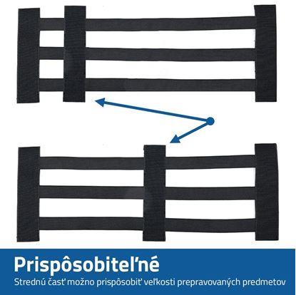 Elastický držák na suchý zip do kufru