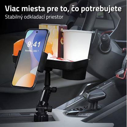 Cestovní stolek do auta s držákem