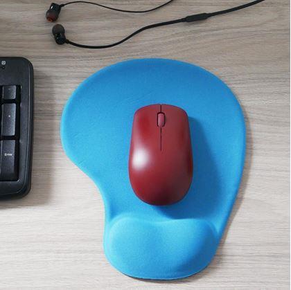 Obrázok z Ergonomická podložka pod myš - modrá