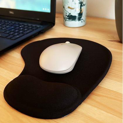 Obrázok z Ergonomická podložka pod myš - čierna