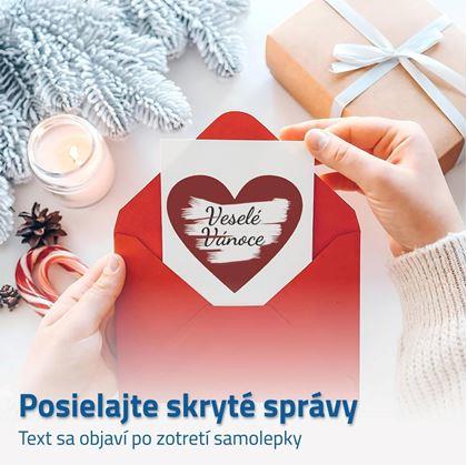 Stieracie samolepky 10 ks - srdce