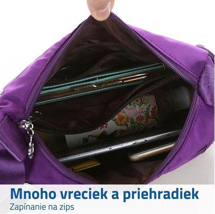 Kabelka cez rameno - fialová