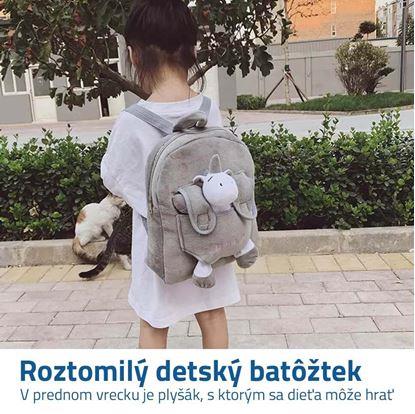 Batůžek s plyšákem - jednorožec