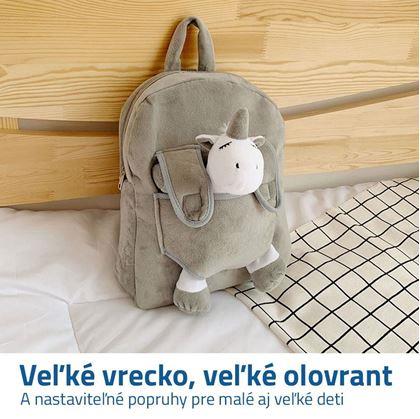 Batůžek s plyšákem - jednorožec