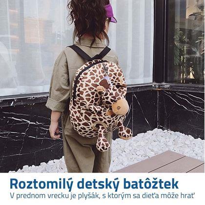 Batůžek s plyšákem - žirafa