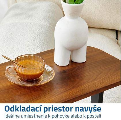 Obrázok z Prídavný stolík ku gauču - tmavý
