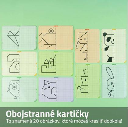 Sada obrázků symetrické kreslení - vše živé i neživé