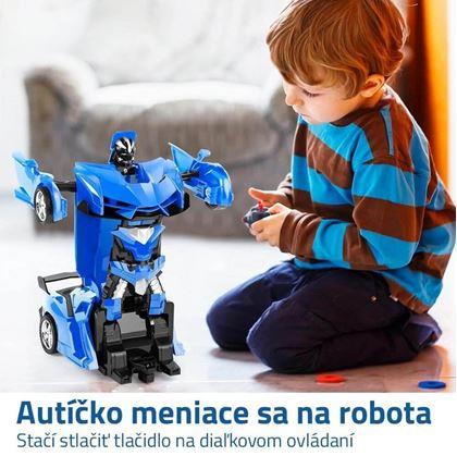 Obrázok z RC Športové transformujúce sa autíčko na diaľkové ovládanie - modré
