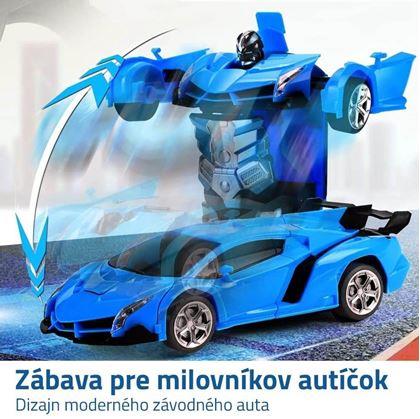 Obrázok z RC Športové transformujúce sa autíčko na diaľkové ovládanie - modré