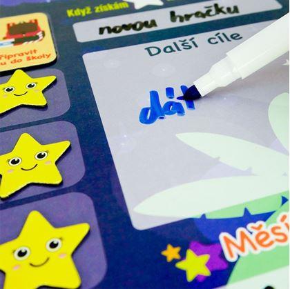 Obrázok z Magnetická tabuľka povinností a odmien pre deti