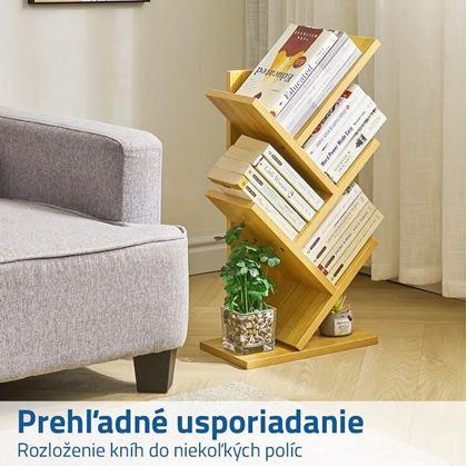 Obrázok z Regál na knihy - svetlé drevo