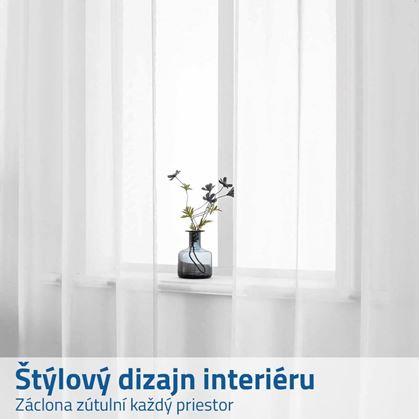 Obrázok z Voálová záclona 130 x 230 cm - biela