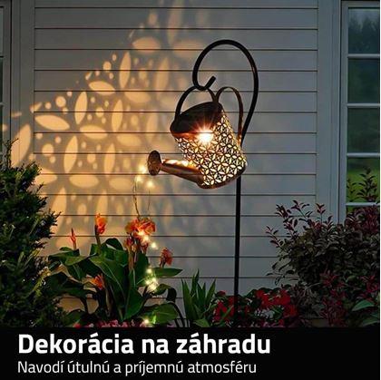 Obrázok z Solárny zápich - záhradná kanvička