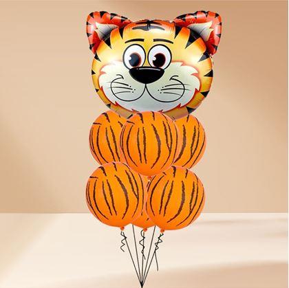 Obrázok z Veselé balóny 7 ks  - tiger