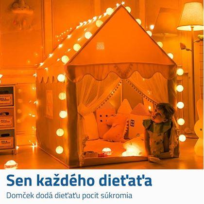 Obrázok z Detský stan do izbičky - modrý