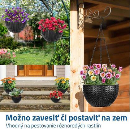 Obrázok z Závesný kvetináč - priemer 17 cm
