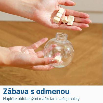 Obrázok z Interaktívna hračka pre mačky s dávkovačom krmiva
