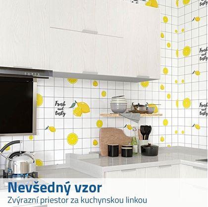 Obrázok z Samolepiace tapeta do kuchyne 100x60 cm - svieže citróny