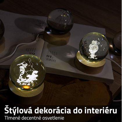 Obrázok z LED svietiaca guľa znamenia - Baran