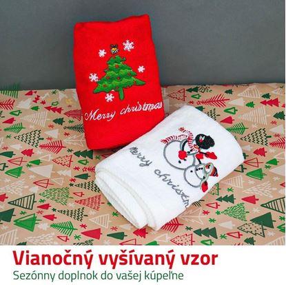 Vánoční ručník 100 % bavlna - stromeček